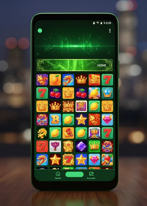 Admirl Casino's vibrant homepage interface displayed on a desktop computer, showcasing a wide variety of slots and live dealer games, perfect for players.